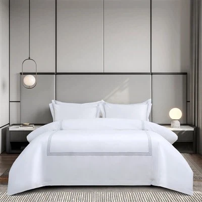 400TC Cotton Embroidered Bed Sheet